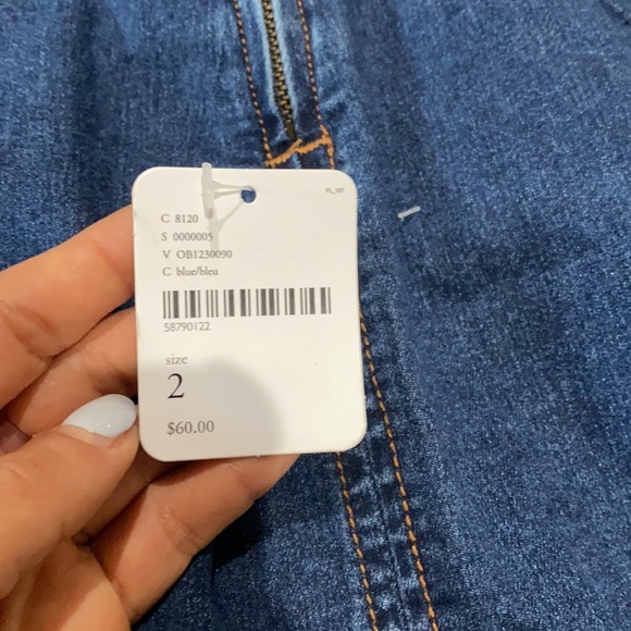 Brand new denim free people skirt - Picture 3 of 5